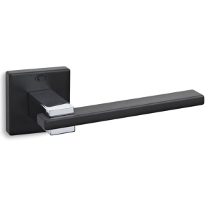 Klamka Convex 745 czarny matowy/chrom