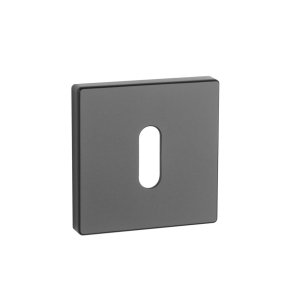 Rozeta Aprile Q slim 5mm czarna BK klucz