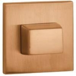 Rozeta VDS kwaratowa R67F miedź satyna wc