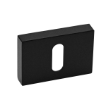Rozeta prostokątna RRT B01 czarna klucz