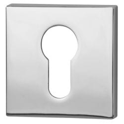 Rozeta VDS kwaratowa R67F chrom wkładka