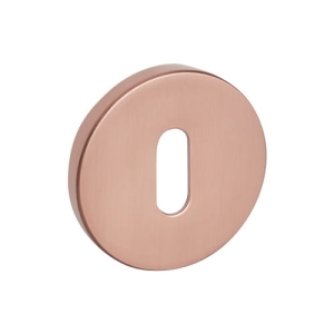 Rozeta VDS okrągła R68F miedź satyna klucz