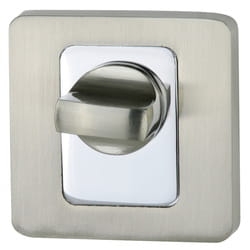 Rozeta VDS kwadratowa R62 nikiel satyna/chrom WC