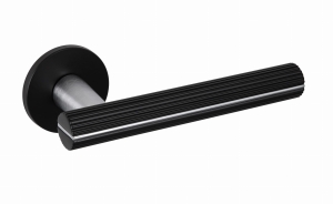 Klamka Capri Slim czarna/chrom mat