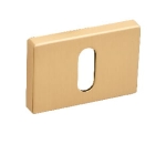 Rozeta prostokątna RRT MG01 złoto mat klucz