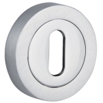 Rozeta VDS okrągła R1 chrom/chrom satyna klucz