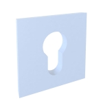 Rozeta kwadratowa RRT 802 biała wkładka