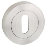 Rozeta VDS okrągła R13 nikiel satyna klucz