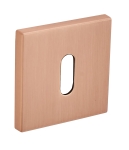 Rozeta kwadratowa fit RFQ M M01 miedź mat klucz