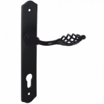 Klamka bramowa Royal 90 czarna