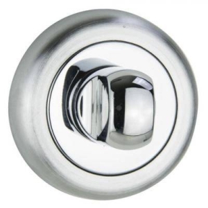 Rozeta VDS okrągła R2 chrom/chrom satyna WC