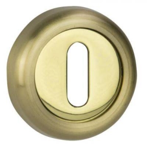 Rozeta VDS okrągła R2 złota/złoty satyna klucz