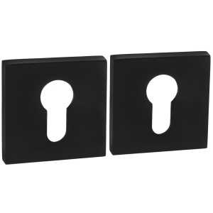 Rozeta SLIM QR16 czarny mat wkładka