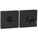 Rozeta SLIM QR16 czarny mat WC