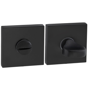 Rozeta SLIM QR16 czarny mat WC