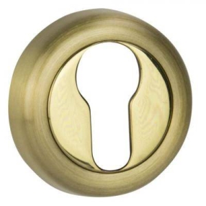 Rozeta VDS okrągła R2 złota/złoty satyna wkładka