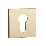 Rozeta SLIM QR16 złoty matowy wkładka