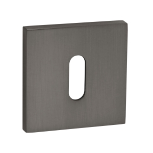 Rozeta SLIM QR16 grafit szczotkowany klucz