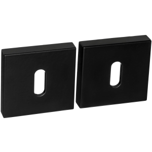 Rozeta QR14 czarny mat klucz