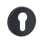 Rozeta SLIM R17 czarny matowy/złoty wkładka