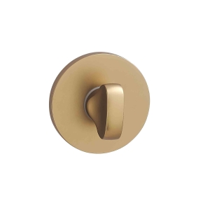 Rozeta SLIM R17 złoty satyna WC