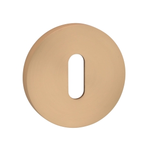 Rozeta SLIM R17 złoty szczotkowany klucz