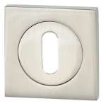 Rozeta VDS kwadratowa R12 nikiel satyna klucz