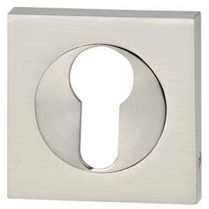 Rozeta VDS kwadratowa R12 nikiel satyna wkładka