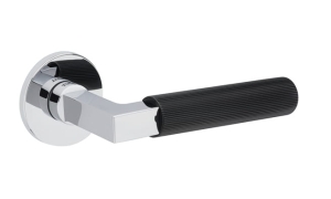 Klamka Tupai 4211 5S chrom/czarny