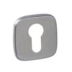 Rozeta VDS zaoblona R82F chrom szczotowany wkładka