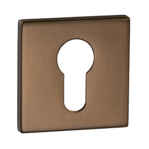 Rozeta VDS kwadratowa R67F brąz satyna wkładka