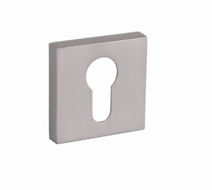 Rozeta kwadratowa RYQ 602 satyna mat nikiel wkładka