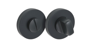 Rozeta Blitz E okrągła czarna WC