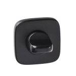 Rozeta VDS zaoblona R82F czarna WC