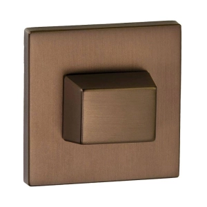 Rozeta VDS kwadratowa R67F brąz satyna WC