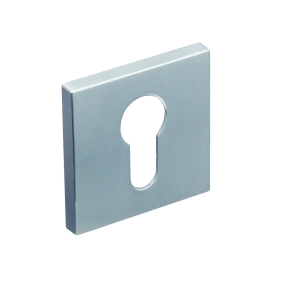 Rozeta kwadratowa RFQ M702 chrom mat wkładka